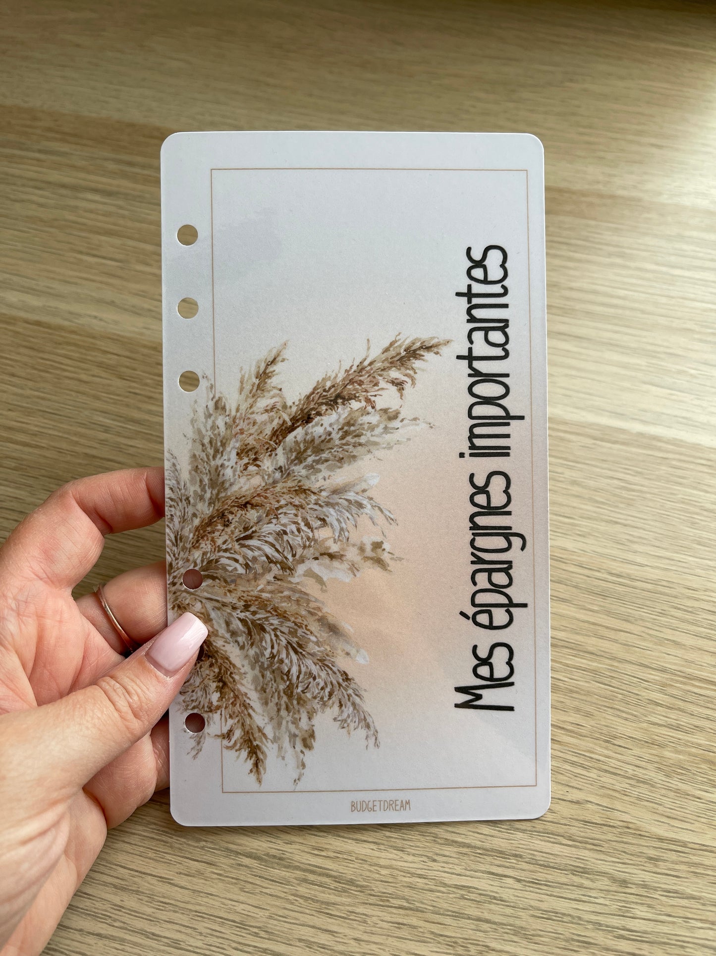 Planches de garde sans titre - Classeur A6 - Beige