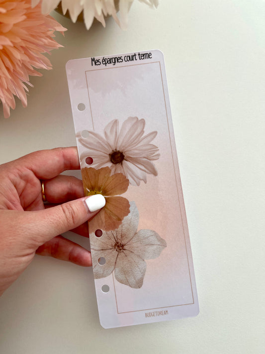 Marque-pages - Trio de fleurs - A6