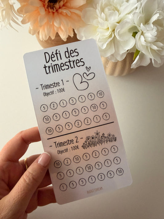 Défi des trimestres - A6