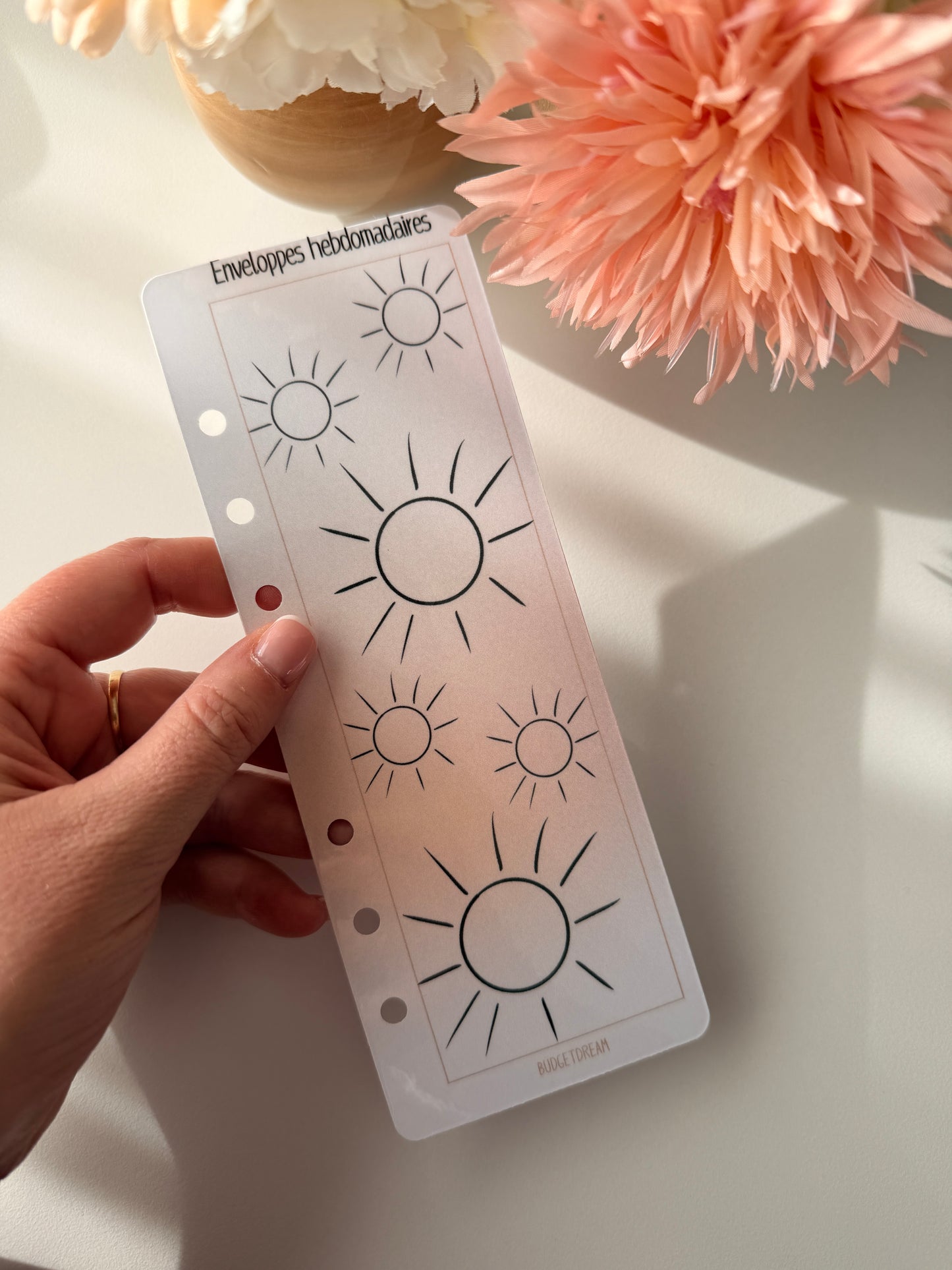 Marque-pages soleil A6 - 2026