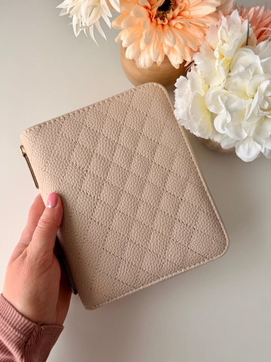 Classeur Zip A7 - Matelassé