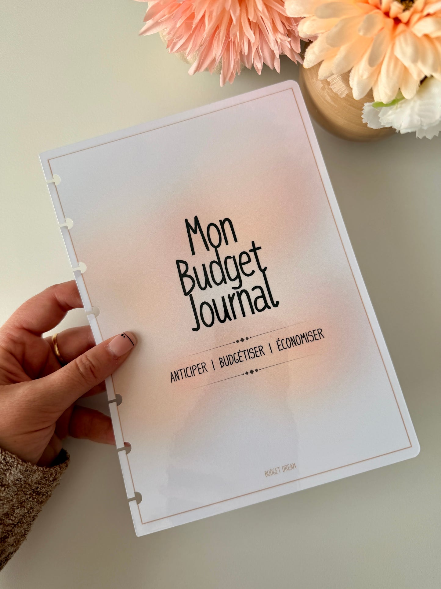 Recharge Page de garde - Cahier - Mon budget journal