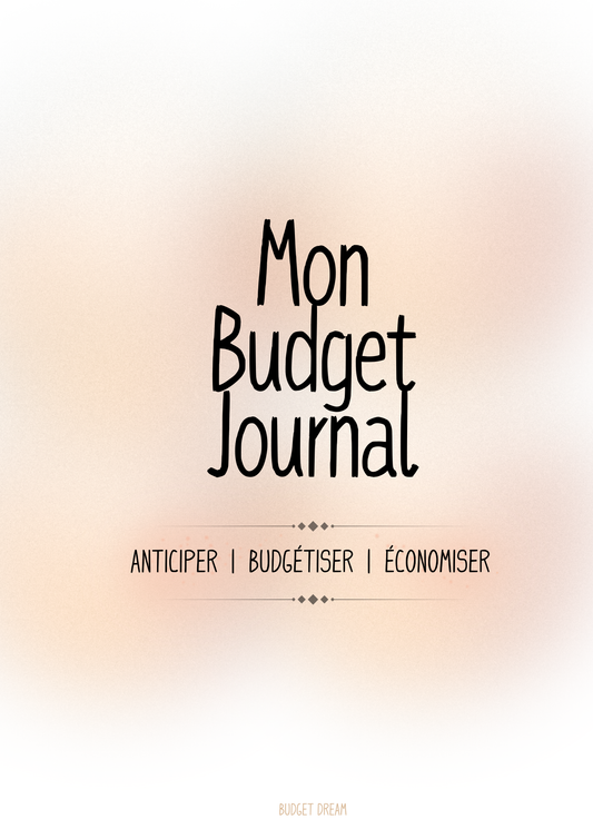 Mon budget journal - Produit numérique - Budget Dream