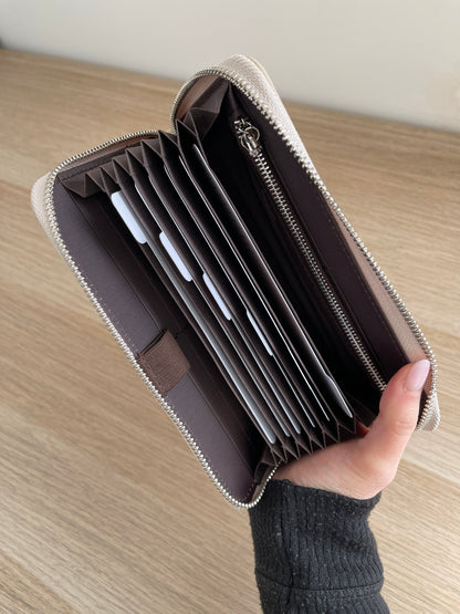 Porte-feuille Beige + Trackers