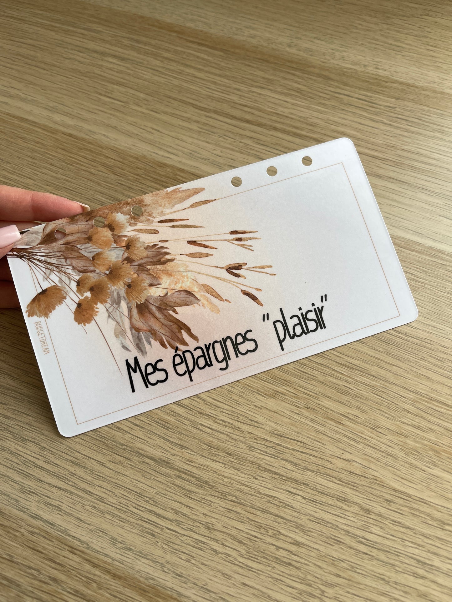 Planches de garde - Classeur A6 - Beige