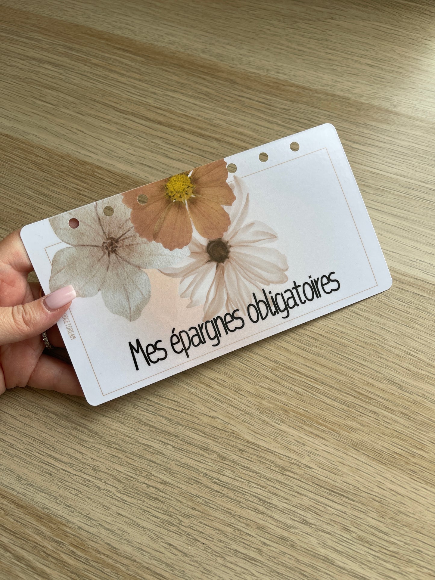 Planches de garde - Classeur A6 - Beige