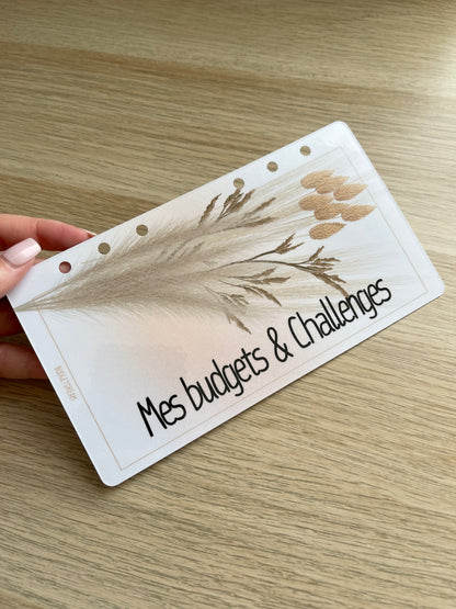 Planches de garde - Classeur A6 - Beige
