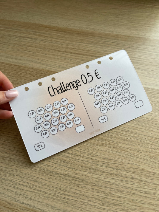 Challenge Page de garde - A6 - Beige
