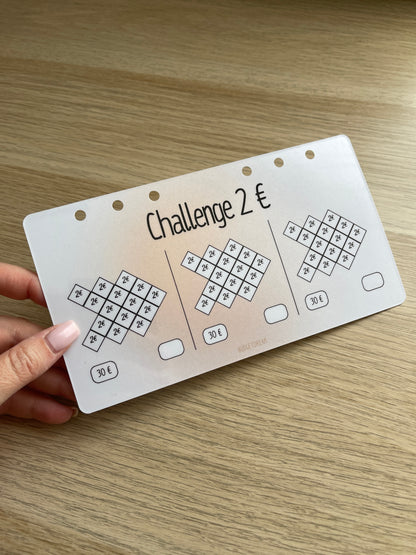 Challenge Page de garde - A6 - Beige