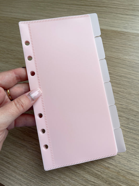 Enveloppes à onglet - Rose - A6