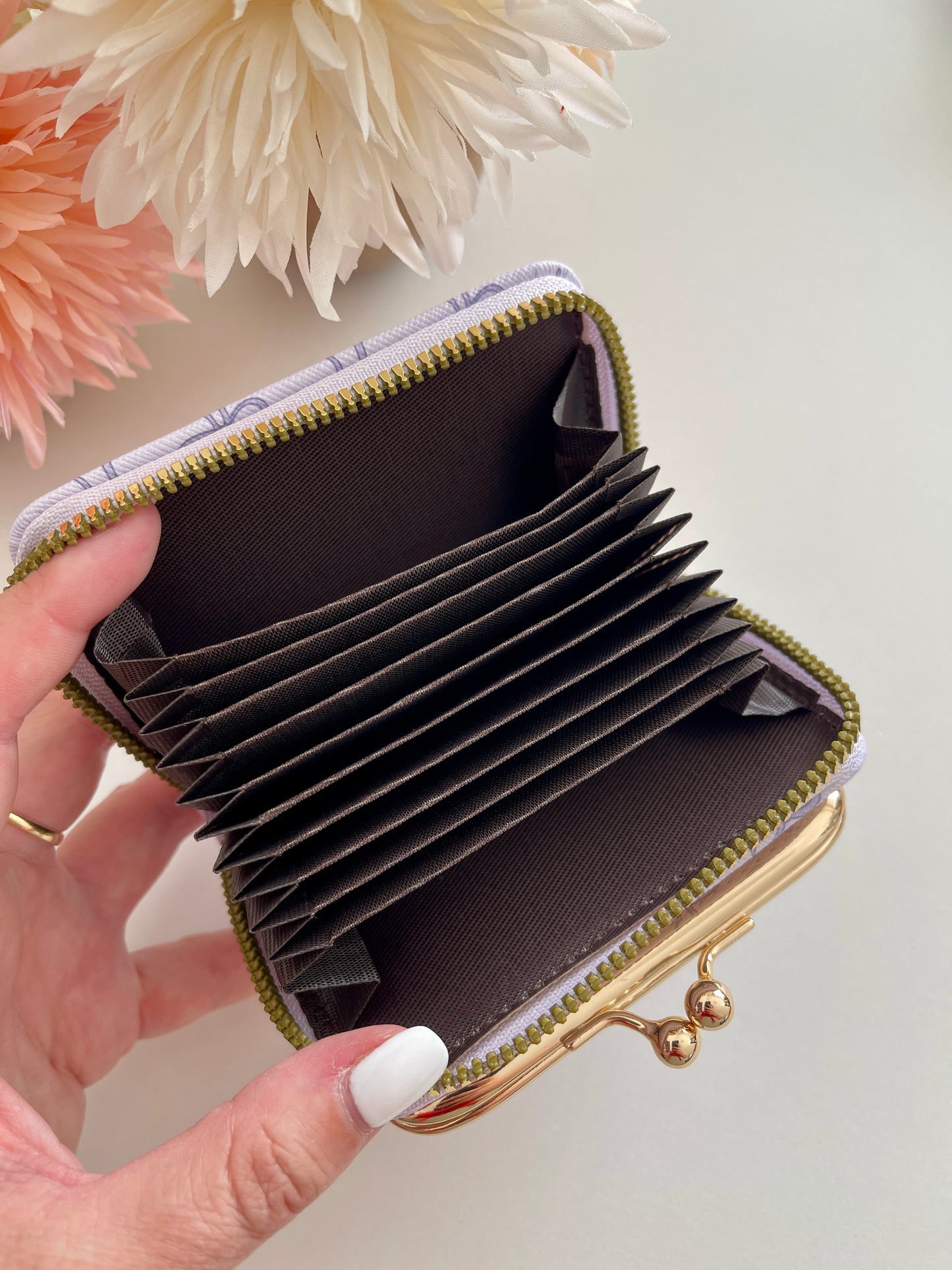 Porte-monnaie ZP - Noeuds Violet