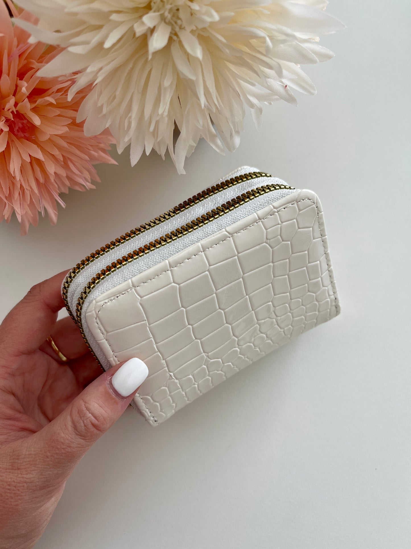 Porte-monnaie DZ - Blanc