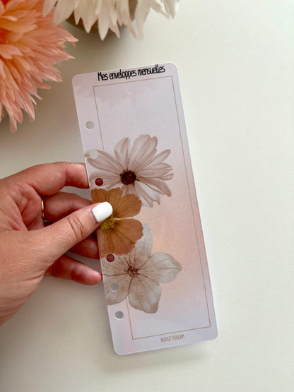 Marque-pages - Trio de fleurs - A6