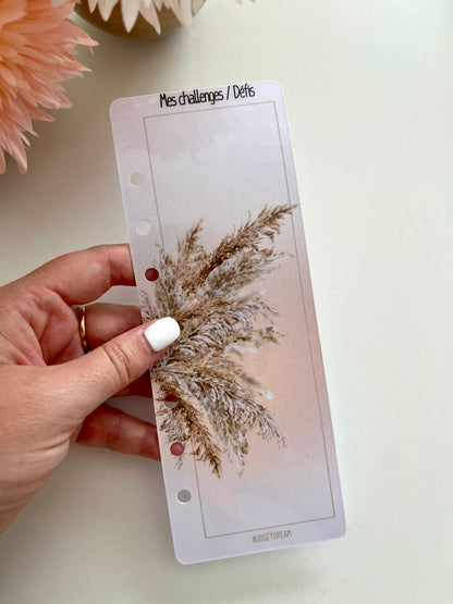 Marque-pages - Fleurs séchées - A6