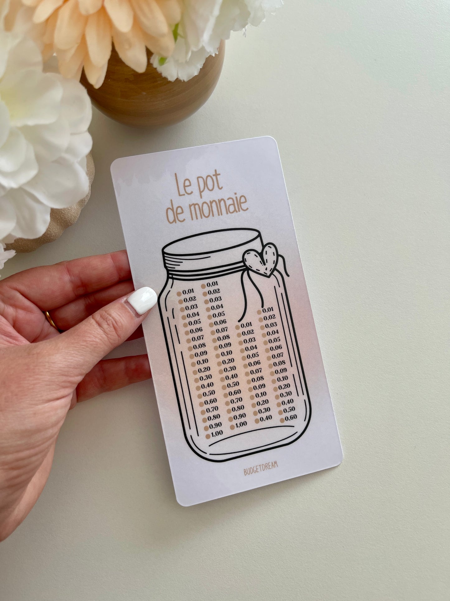 Challenge petit montant - A6 Portrait - Beige