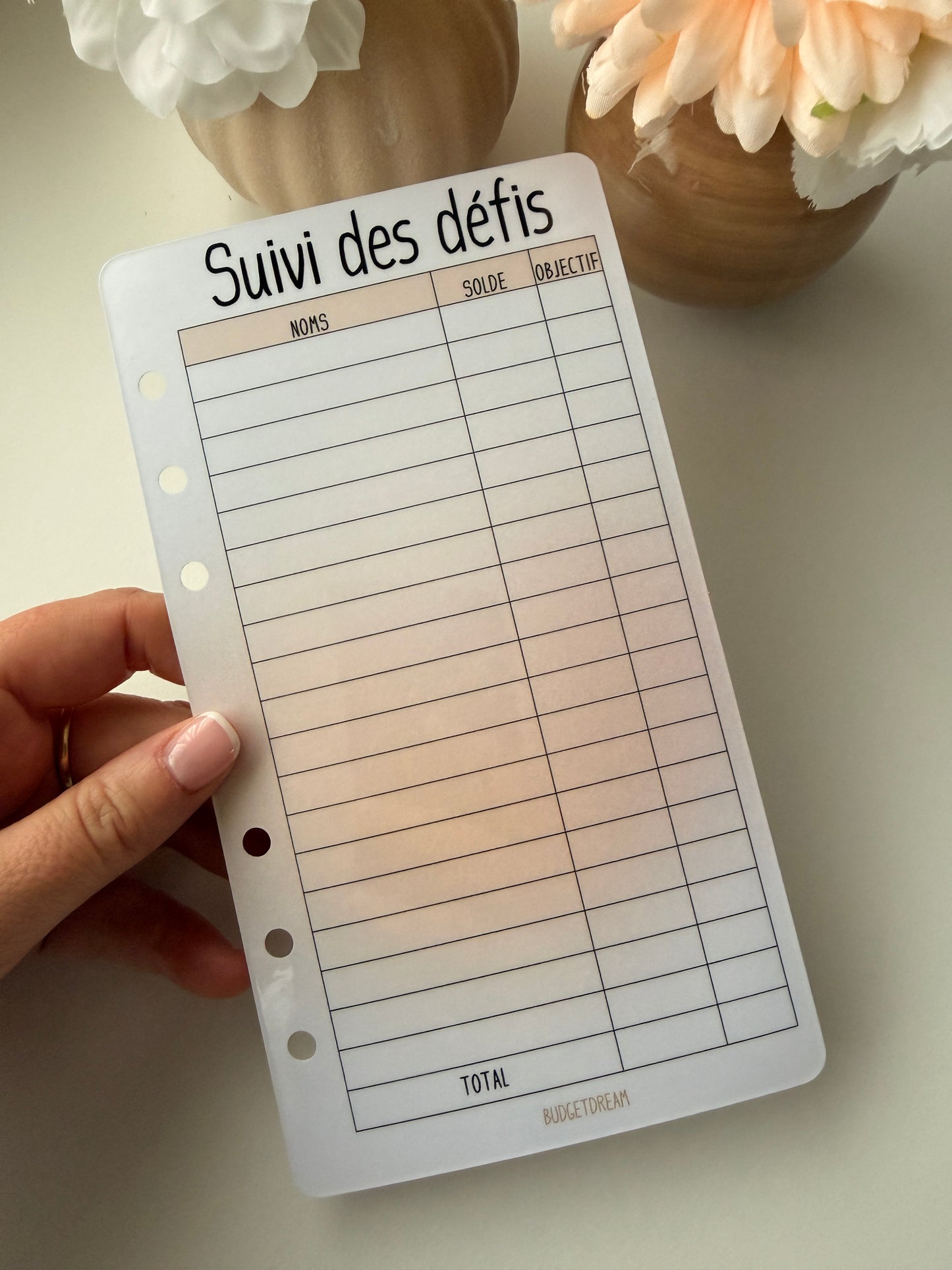 Suivi des défis - A6 - Pages de garde 2026