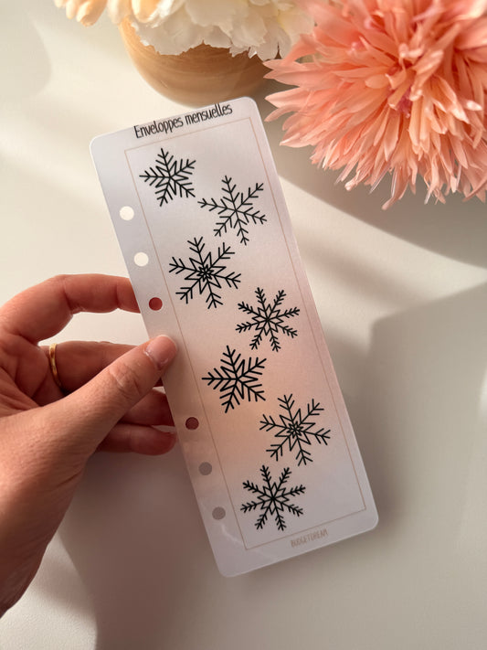 Marque-pages flocon A6 - 2026