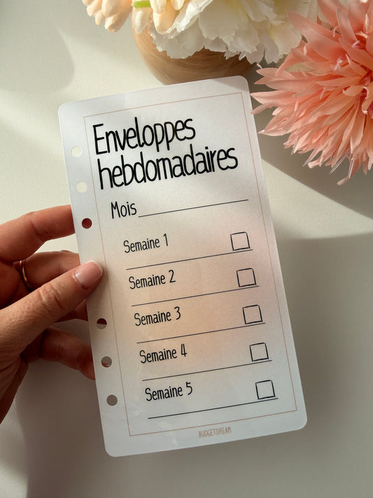 Semainier 2026 - Pages de garde A6