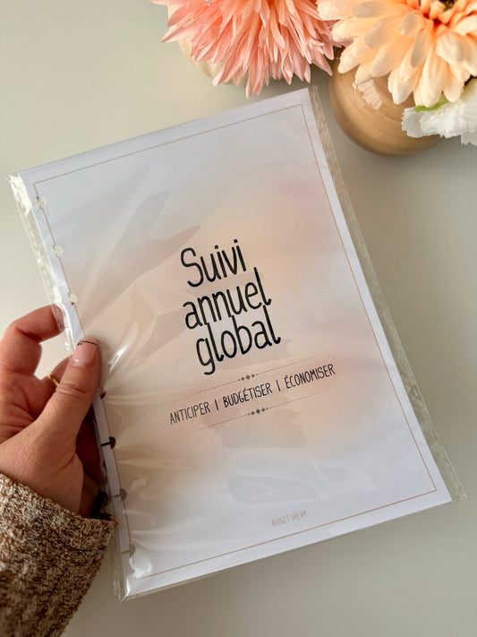 Recharge Suivi annuel - Cahier - Mon budget journal