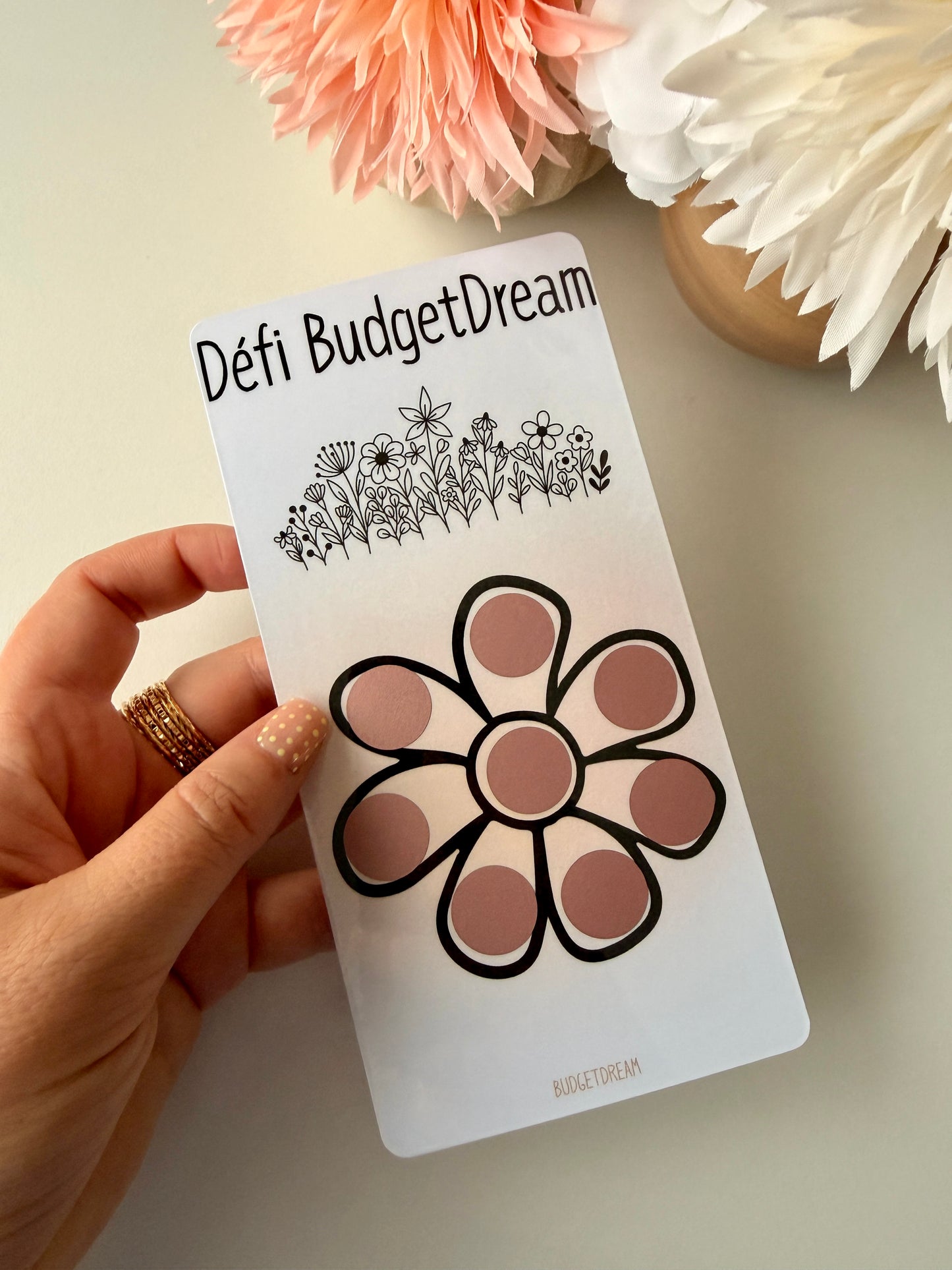 Défi Budget Dream Fleurs - Beige