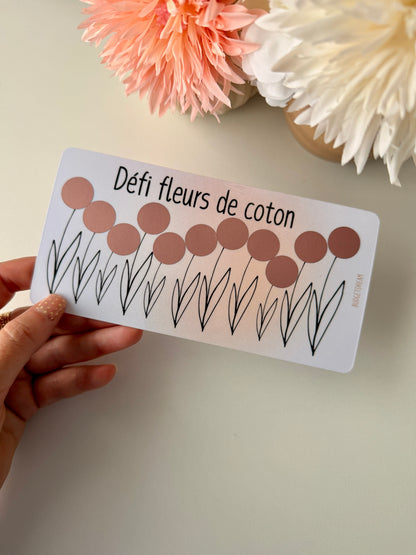 Défi Fleurs de coton
